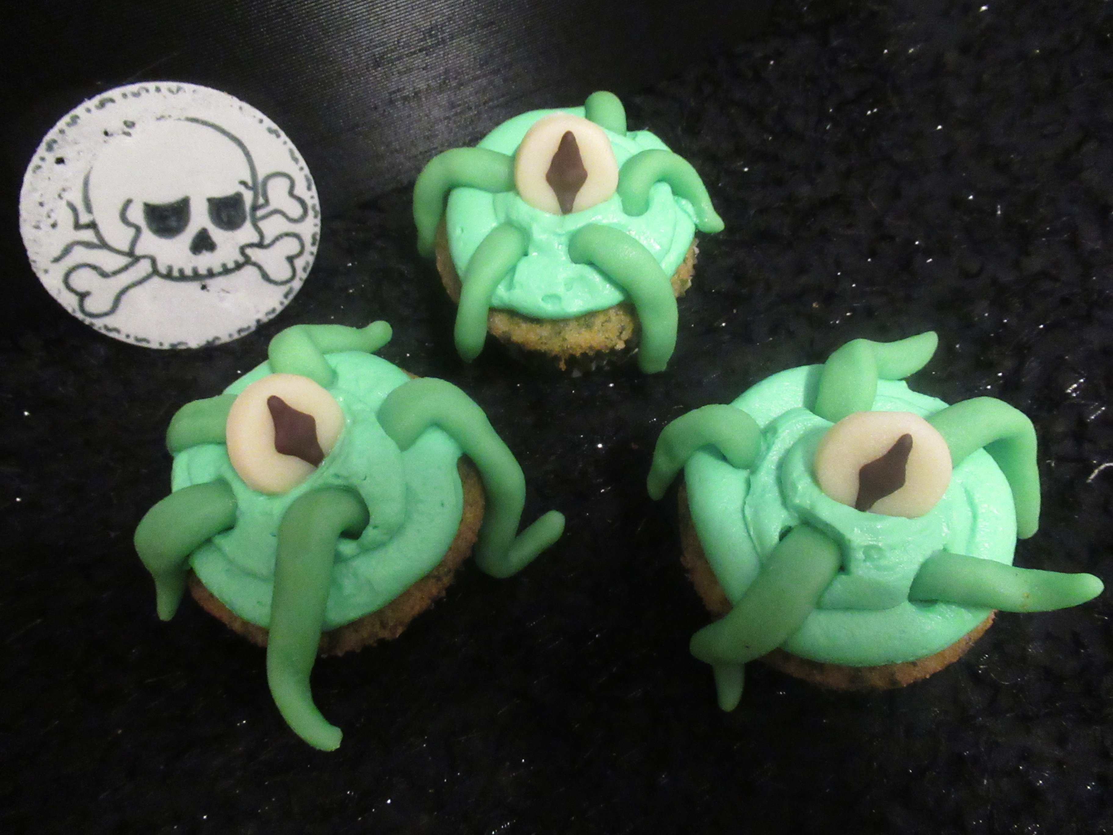 Tentakel Monster Cupcakes